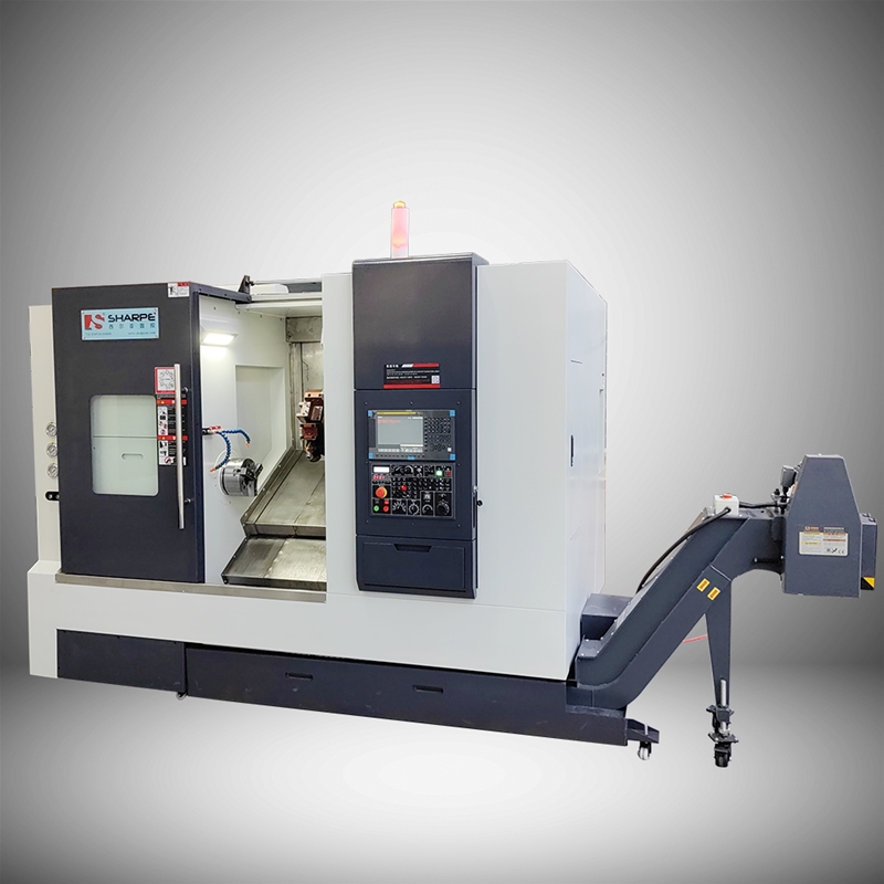 高剛性車銑複合(hé)SCK5075 數控車床
